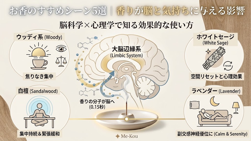 瞑想とお香でマインドフルネスを深める